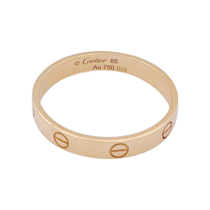 Bague Cartier "Love" or jaune.