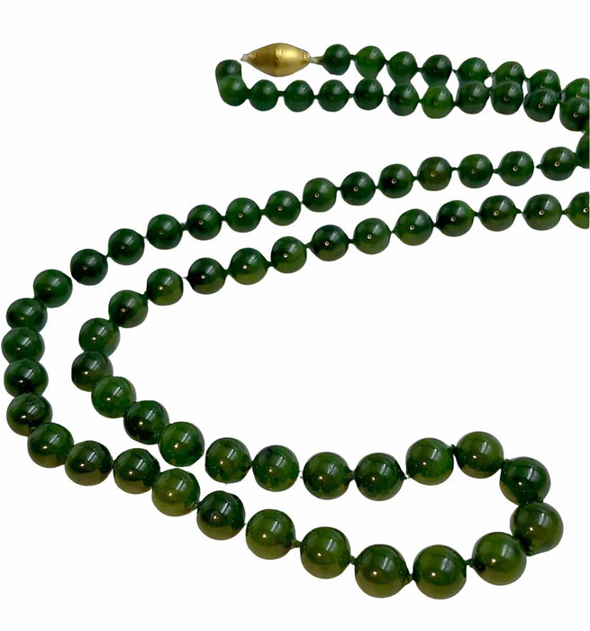 Collier Collier long en perles de malachite 58 Facettes