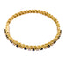 Bracelet Bracelet vintage, or jaune, saphirs et diamants. 58 Facettes 33932