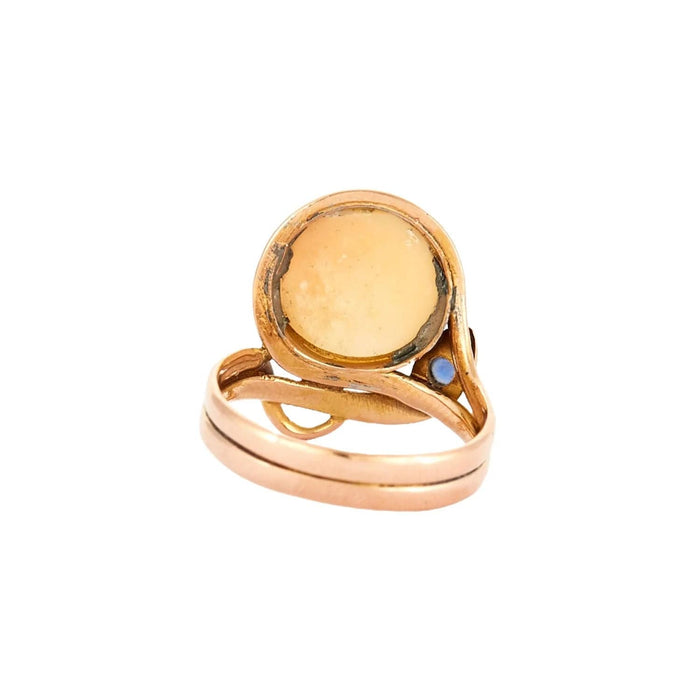 Bague 57.5 Bague camée or jaune 58 Facettes BO/230125