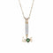 Collier Collier crayon diamant Love des années 70, bijou vintage en or jaune 14 carats et jade 58 Facettes G13666