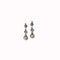 Boucles d'oreilles Dormeuses Or gris et diamants 58 Facettes