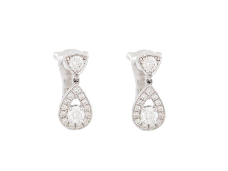 boucles d'oreilles CHAUMET josephine aube printaniere or diamant