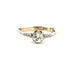Ring 56 Solitaire White Gold Diamond 58 Facettes 35-GS32401