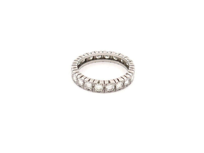 Bague 49 bague alliance pavage complet 20 diamants en platine 58 Facettes 261951
