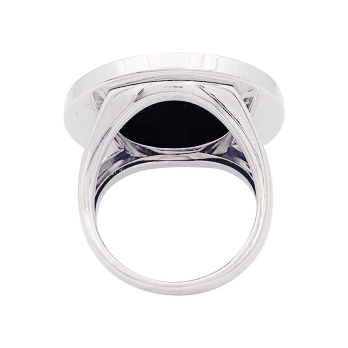 Bague 55 Bague Bulgari "Bulgari Bulgari" or blanc, onyx. 58 Facettes 33802