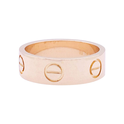 Ring 49 Cartier ring, “Love”, pink gold. 58 Facettes 33691