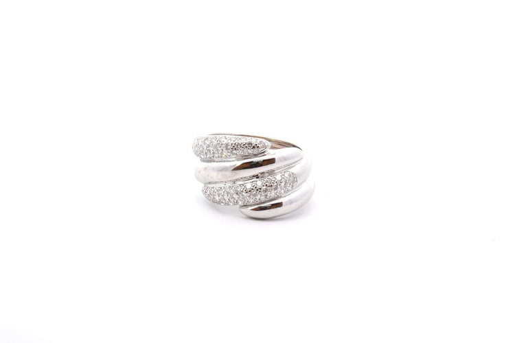 Bague Bague diamants en or blanc 18k 58 Facettes 26526dv