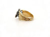 Bague 52 bague GUCCI abeille le marche des merveilles en or jaune 18k argent 800 58 Facettes 259402