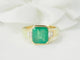 Bague 52.5 Bague en or jaune, émeraude et diamants 58 Facettes 33540