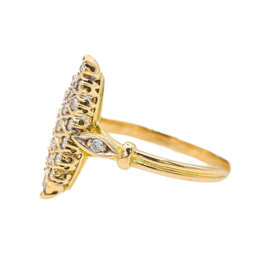 Bague 53 Bague Marquise Or jaune Diamant 58 Facettes 3423517CN