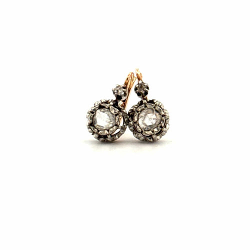 Boucles d'oreilles Dormeuse Or Jaune 18k & Diamants 58 Facettes E2BO-GS34879