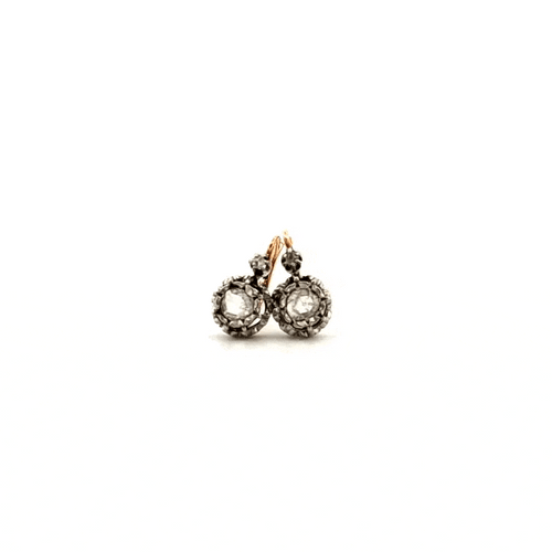 Boucles d'oreilles Dormeuse Or Jaune 18k & Diamants 58 Facettes E2BO-GS34879