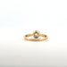 Ring 52 Solitaire Yellow Gold & Diamond 58 Facettes