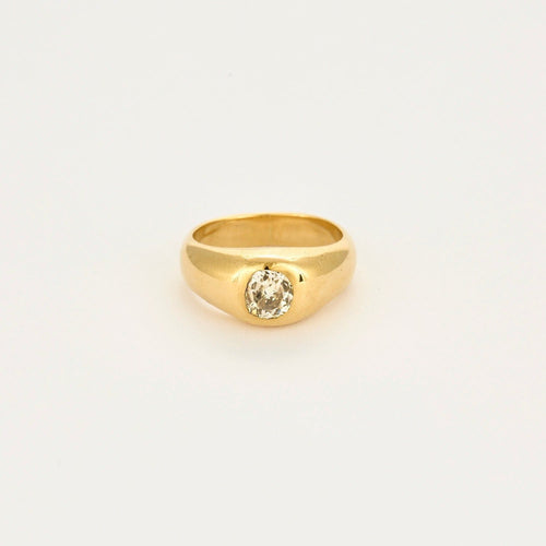 Bague Jonc diamant taille ancienne 58 Facettes 1