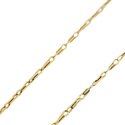 Collier Collier en or jaune avec pendentif rectangulaire et diamant 58 Facettes 38422