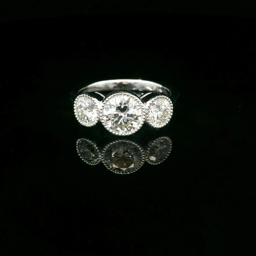 Bague Trilogy white gold ring 58 Facettes