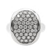 Bague 54 Bague Or blanc Diamant 58 Facettes 2564878CN