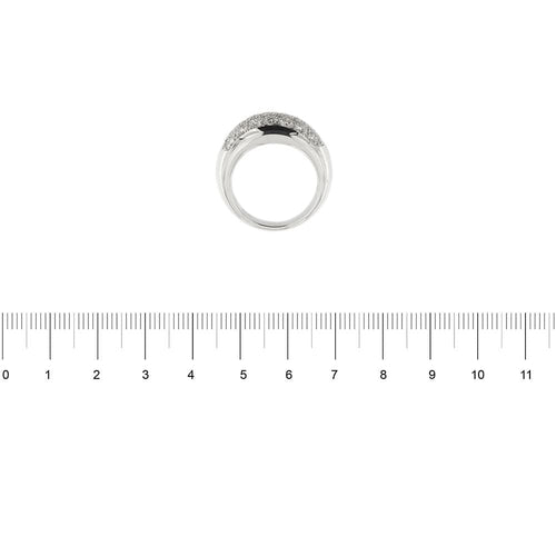 Bague 53 Bague bandeau 22 diamants 58 Facettes 34509