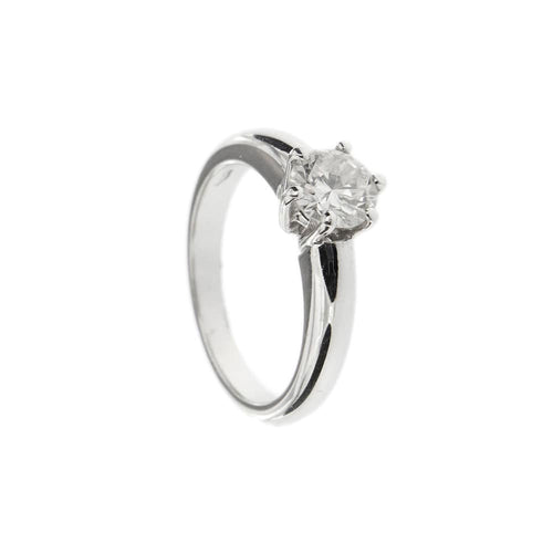 Bague 54 Bague solitaire avec diamant 0,90 ct 58 Facettes 4114
