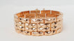 Bracelet Bracelet tank années 1940 vintage en or rose 58 Facettes 32435