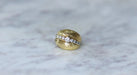 Bague 46.5 Bague Boule Diamants or jaune années 60 58 Facettes