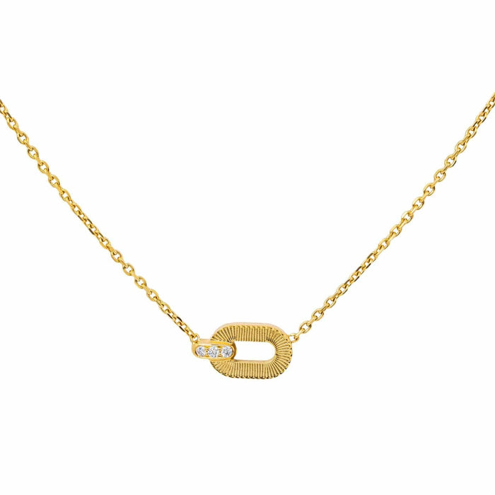 Collier Arthus Bertrand Collier Ruban Or jaune Diamant 58 Facettes 3515977CN