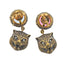 Boucles d'oreilles Gucci - Boucles d'oreilles tête de chat en or et pierres précieuses Le Marche des Marseilles 58 Facettes