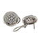 Boucles d'oreilles Boucles d'oreilles disques en or blanc et diamants 58 Facettes G3616