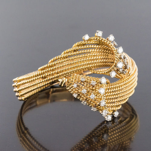 Bracelet Bracelet fils d'or et diamants 58 Facettes 19-623