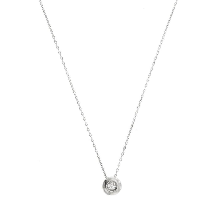 Collier Collier point lumineux avec diamant 58 Facettes 24897