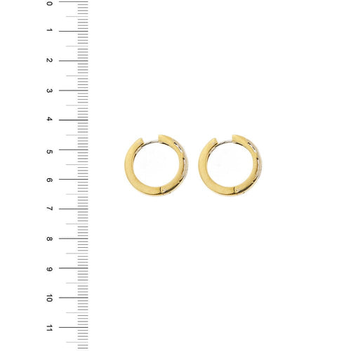 Boucles d'oreilles Boucles d'oreilles créoles avec diamants 58 Facettes 32166