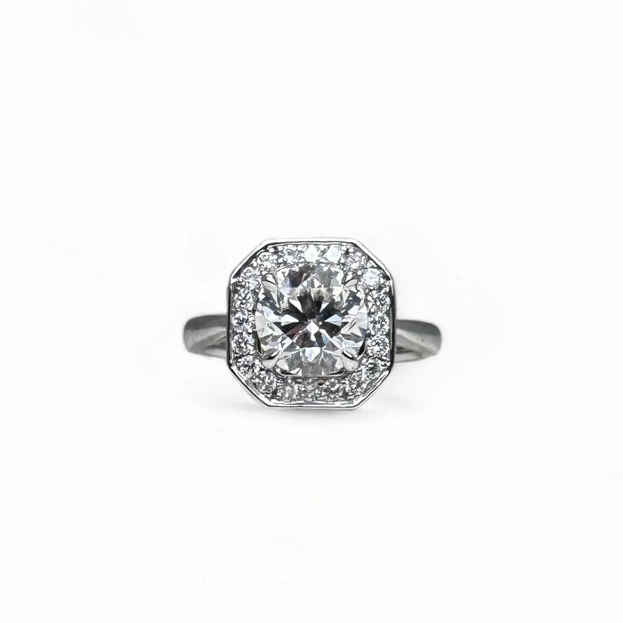 Bague 52 Bague Solitaire Diamant 1,71ct Or Blanc 58 Facettes