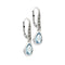 Boucles d'oreilles Boucles d'oreilles en aigue-marine et diamants 58 Facettes 29435