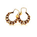 Boucles d'oreilles Créoles or jaune rubis 58 Facettes 2-BOC1-GS36006