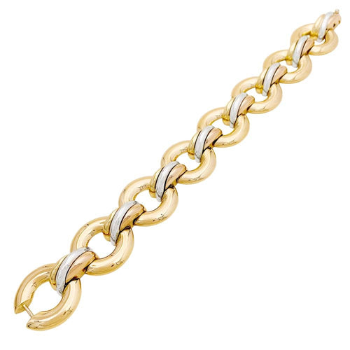 Bracelet Bracelet Cartier, "Liens croisés Trinity", 3 ors. 58 Facettes 34844
