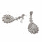 Boucles d'oreilles Boucles d'oreilles or blanc & diamants 58 Facettes