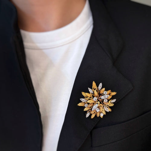 Broche Broche Bouquet - OJ PERRIN & André Vassort 58 Facettes 250175R