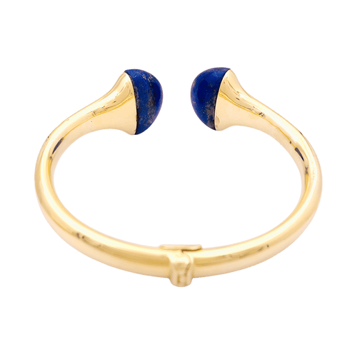 Bracelet Bracelet jonc, or jaune et lapis-lazuli. 58 Facettes 34603