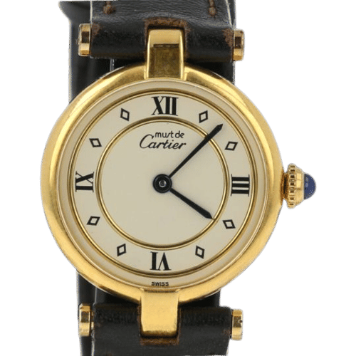 Montre Cartier Montre Must De Cartier Vermeil 58 Facettes MT43219