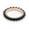 Bague 53 Ginette NY Bague Alliance Maria Or rose Onyx 58 Facettes 2246420CN