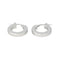 Boucles d'oreilles Boucles d'oreilles Créoles  Or blanc 58 Facettes 4599589CN