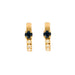 Boucles d'oreilles Paire de boucles d'oreilles or jaune saphir et brillants 58 Facettes 2090398