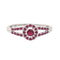 Bague 49 Mauboussin Bague Volupté et passion  Or blanc Rubis 58 Facettes 4117940CN