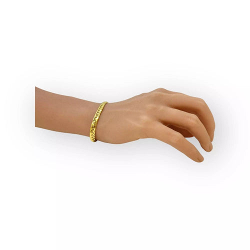 Bracelet Bracelet or maille anglaise 58 Facettes 330075004