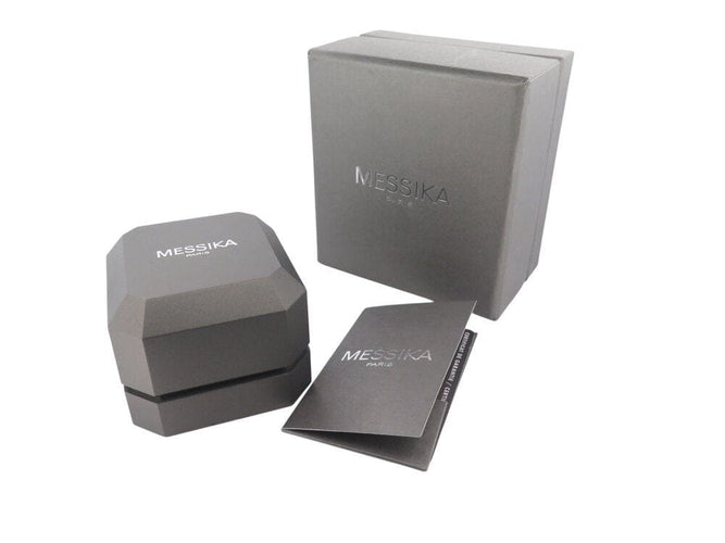 Bague 55 bague MESSIKA glam'azone 2 rangs 06173-wg diamants 0.15ct t55 or 18k 58 Facettes 268297