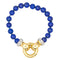 Bracelet Bracelet Or jaune, Or blanc Lapis lazuli, Diamant 58 Facettes 3243859CN