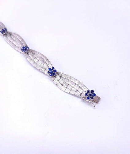 Bracelet Bracelet saphir or blanc 58 Facettes BRA.SAPH.OR-1534