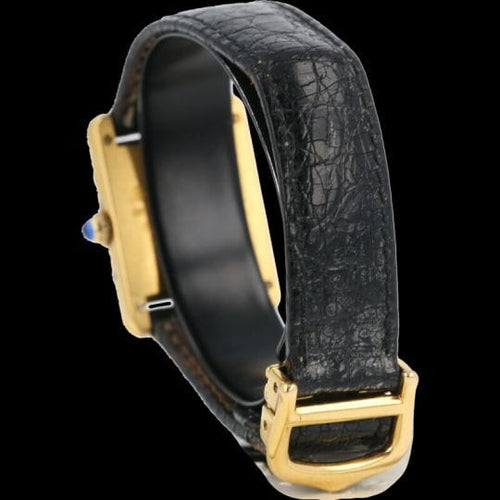 Montre Cartier Montre Tank Vermeil Must De Cartier Vermeil 58 Facettes MT43338