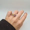 Bague 53 Bague or rose sertie de saphirs multi-couleurs et diamants naturels 58 Facettes